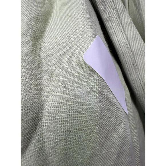 Marissa Webb x RTR Light Green Linen Sleeveless Tie Waist Midi Dress Size M READ - Picture 9 of 10